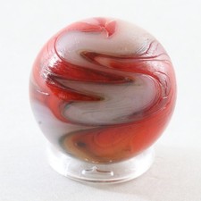 DAS Daves Appalachian Swirls 13/16 Opaque Multicolored Glass Marble