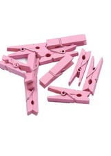 100pcs/Set Mini Colored Wooden Clips for Photo Clips Clothespin Paper Peg Pin...