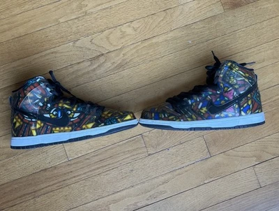 Nike Concepts x SB Dunk High Stained Glass for Sale | Authenticity