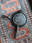 Antique Antique Griswold #7 Cast Iron Waffle Iron Base Fully Restored