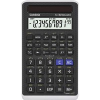 Casio FX-82SOLARII Schulrechner Schwarz Display (Stellen): 10 Solarbetrieben (B