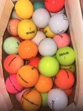 Volvik Golf Balls Grade A 25 Pack, Assorted Colours Mixture