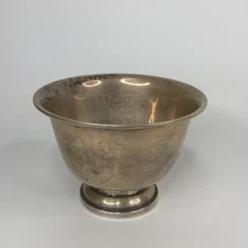 Sterling Silver Weighted Reinforced Small Nut Candy Bowl 158 Crown F Shield