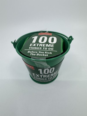 100 Extreme Things To Do Before You Kick The Bucket Tin And Cards By Lagoon