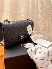 Chanel Caviar Quilted Medium Double Flap Black - Brand New with Tag