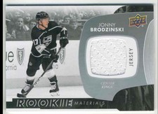 2017-18 Upper Deck Rookie Materials Jonny Brodzinski RC Jersey 1 Color #RM-JB