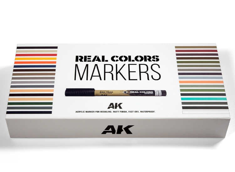 AK Interactive RCM150 - - Real Colors Markers Deluxe Case