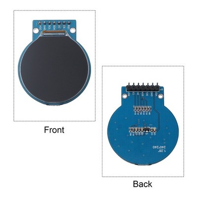 1 28 Zoll Rund für TFT Bildschirm für Mikrocontroller 2 Stück für Arduino für KI