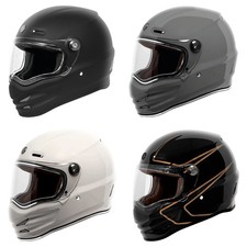 Torc T-9 Retro Full Face Motorcycle Helmet ECE 22.06 Approved Fibreglass Helmet
