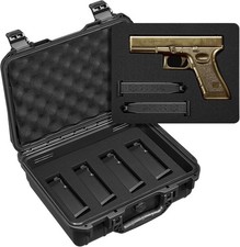 Hard Pistol Cases with Pre-cut Lining Lockable Pistol Case