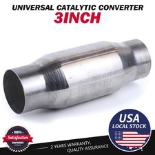 Catalytic Converter 3 Inch 1 Pcs High Flow Universal Catalytic Convert 3 Inch Catalytic Converter 3 Inch 1 Pcs High Flow Universal Catalytic Convert 3 Inch