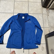 Gently worn Medical City Royal Blue Scrub Top Sz Med, No Tares Or Rips.