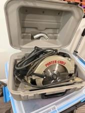 PORTER-CABLE 743 7 1/4" Circular Saw 120V Corded Electric w/ Case Used