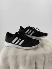 adidas Black & White Lightweight Athletic Sne...
