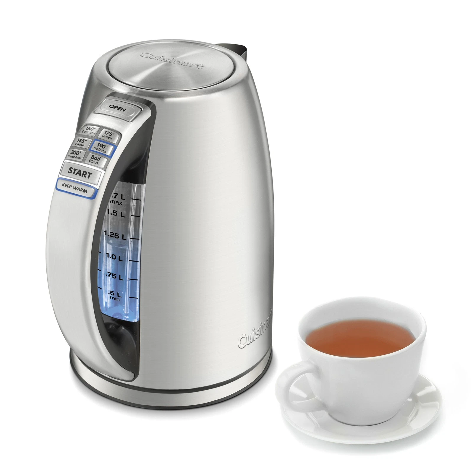 Cuisinart PerfecTemp Cordless Electric Kettle - Grey (Open Box)
Opens in a new window or tab
