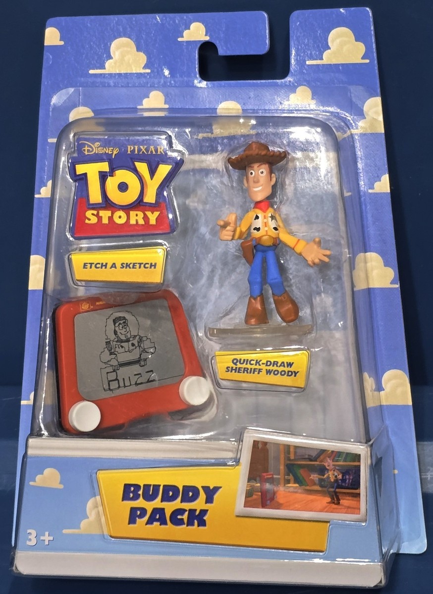 Buddy Pack Etch a Sketch Quick Draw Sheriff Woody Toy Story Disney