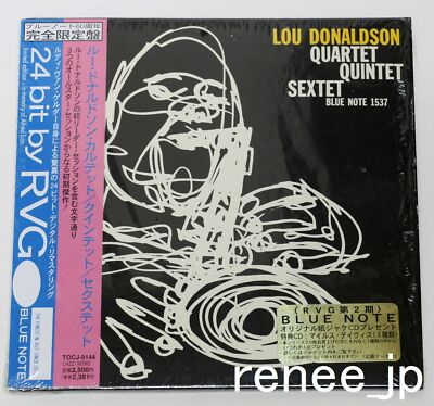 LOU DONALDSON &frasl; Quartet Quintet Sextet JAPAN Mini LP CD w&frasl;OBI TOCJ-9144 |  eBay