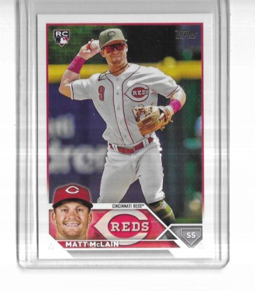 2023 Topps Update #US199 Matt McLain Cincinnati Reds Rookie Card