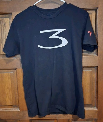 T-Shirt Tesla Model 3 Production Team 2017 schwarz - M