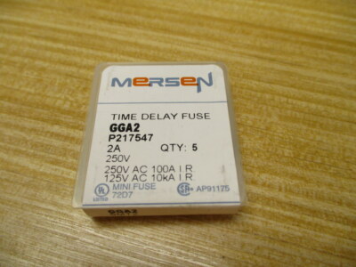 Mersen GGA2 2A Time Delay Fuse (Pack of 10)