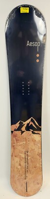 New $350 Aesop ''Appearances'' Snowboard 141cm, Camber ride, Bindings Available
