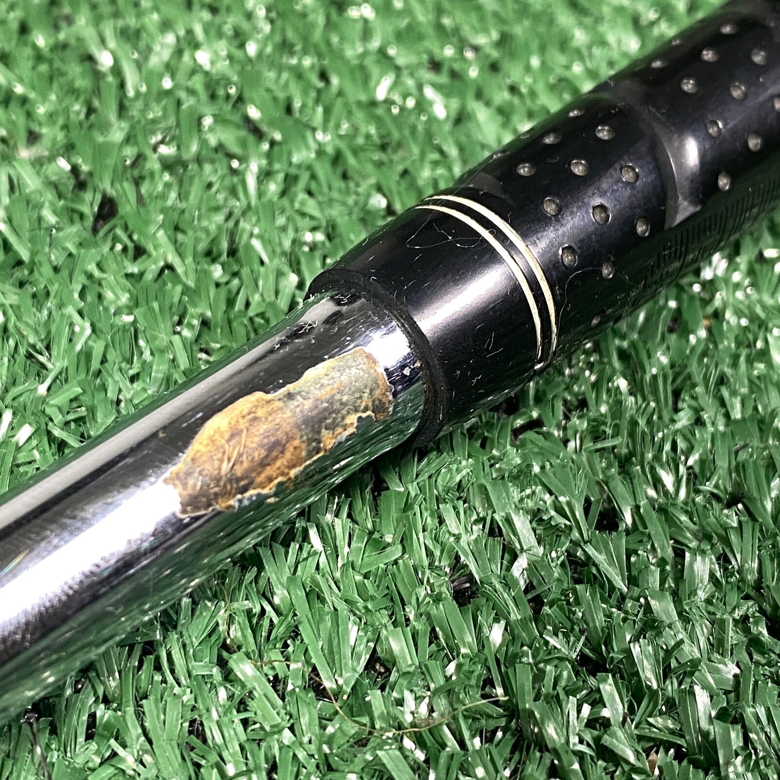 Vintage Northwestern Chipper Golf Club Steel Shaft Tour Wrap Grip 36in