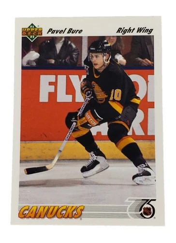 1991-92 Upper Deck Hockey Pavel Bure #555 Vancouver Canucks NHL