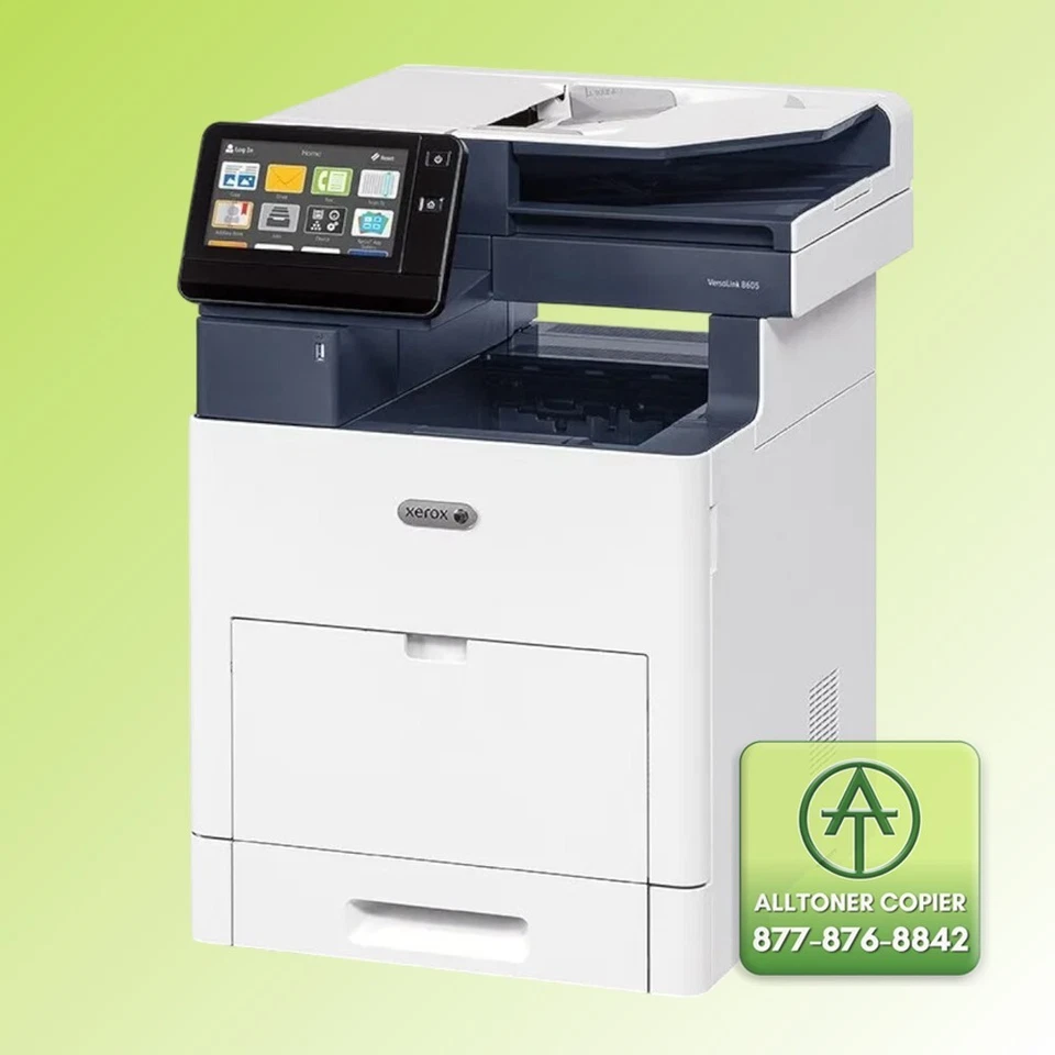 Xerox VersaLink B605S Mono A4 All-in-One Printer Scanner Copier 58 PPM Appro 92K - Image 2 of 4