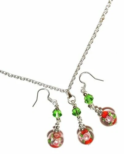 Parure di bigiotteria rossi