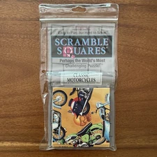 Scramble Squares CLASSIC MOTORCYCLES Puzzle Brain Teaser 9 Piece