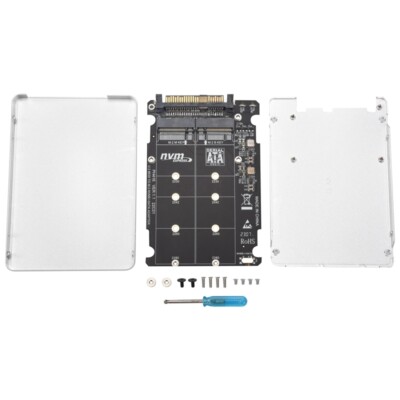 M.2 SSD to U.2 Adapter 2in1 M.2 NVMe and SATA-Bus NGFF SSD to PCI-E U.2 SFF-86s