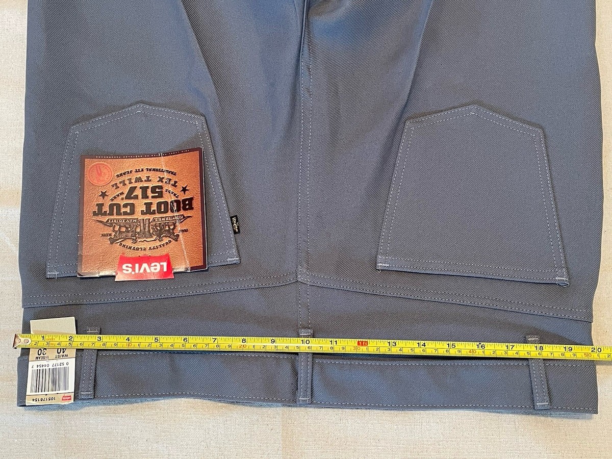 Levi’ｓ517　９８年製　ＭＡＤＥ　ＩＮ　ＵＳＡ Vintage NOS Levis 517 Tex Twill Bootcut Jean Men's 40x30