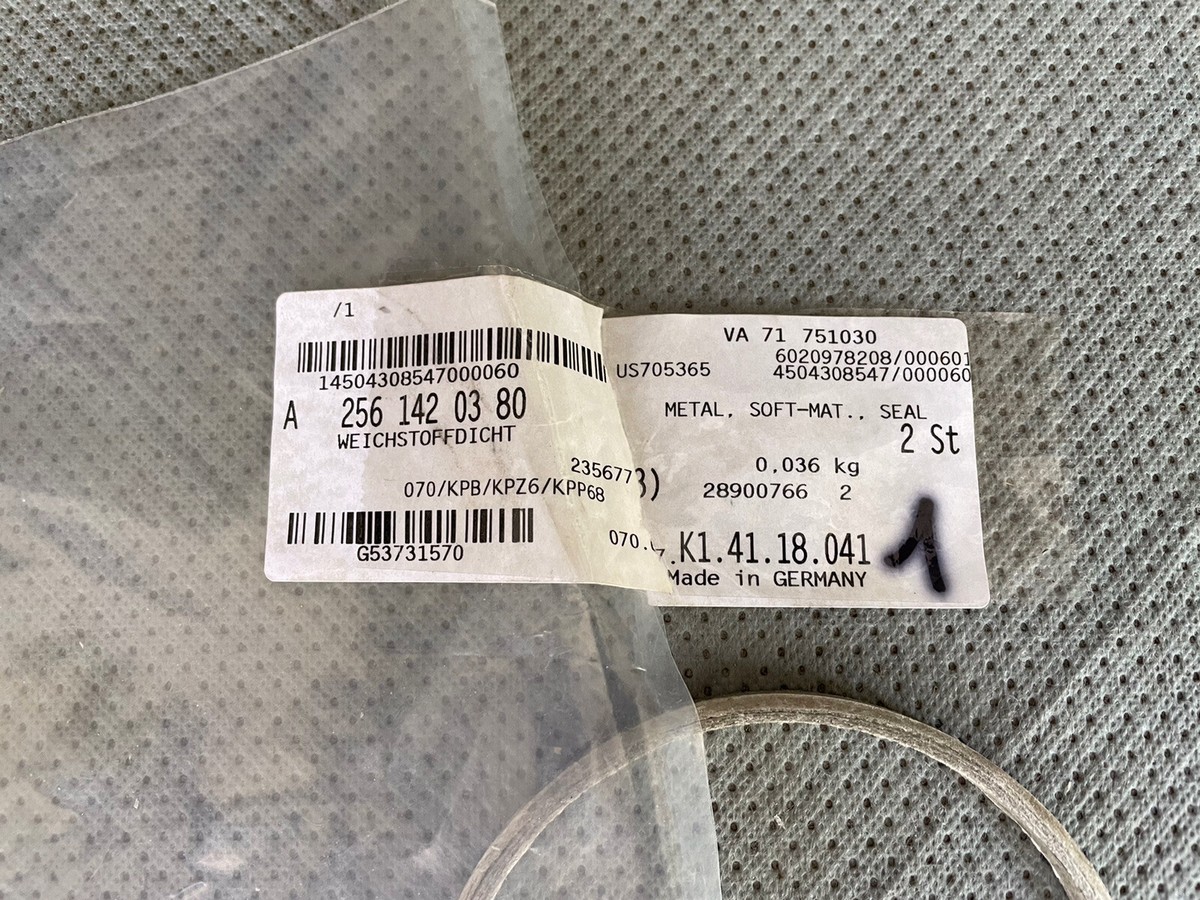 Mercedes-Benz A2561420380 Catalytic Converter Seal Genuine OEM | eBay