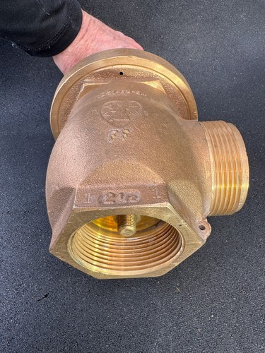 Elkhart Brass UP PressureMatic Reduzierventil 2,5′′ FNPT & NHT Auslass *OHNE GRIFF - Bild 14 von 14