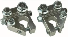 Moroso 74098 Bolt On Battery Terminal w/Multi Power Block Top Post Aluminum Pair