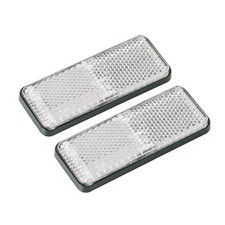 Kit Catarifrangenti Catadiottri Furgone Camper Roulotte Camion Bianchi 90x35