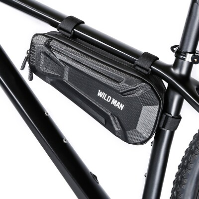 WILDMAN Rahmentasche Lenkertasche Fahrradtasche Oberrohrtasche Wasserdicht 1,8L