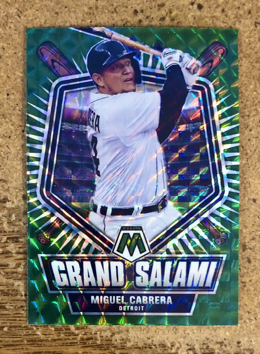 2022 Panini Mosaic Baseball Grand Salami Green Mosaic Miguel