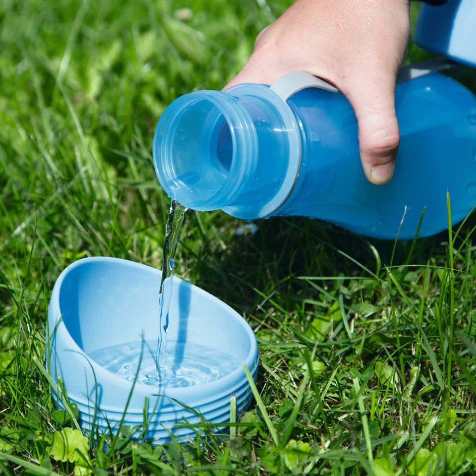 Beeztees Reise-Trinkset Aventura blau 850ml für Hund - Outdoorspaß! - Bild 4 von 4