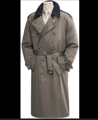 $395 Ralph Ralph Lauren Men's Beige Double Breasted Trench