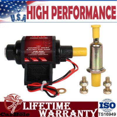 #ad CarBole 42S Electric Gasoline Fuel Pump Universal Fuel Pressure 2 wire Design US $24.99
