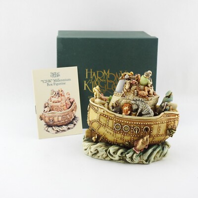 Harmony Kingdom Box Figurine TJSEY2K Y2HKT 1999 NIB Sailors Ship Boat Limited Si