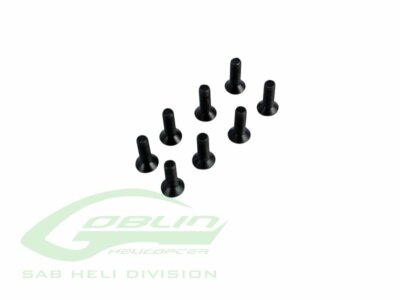 Flachkopfschraube M3 x 10 mm (8 Stück)