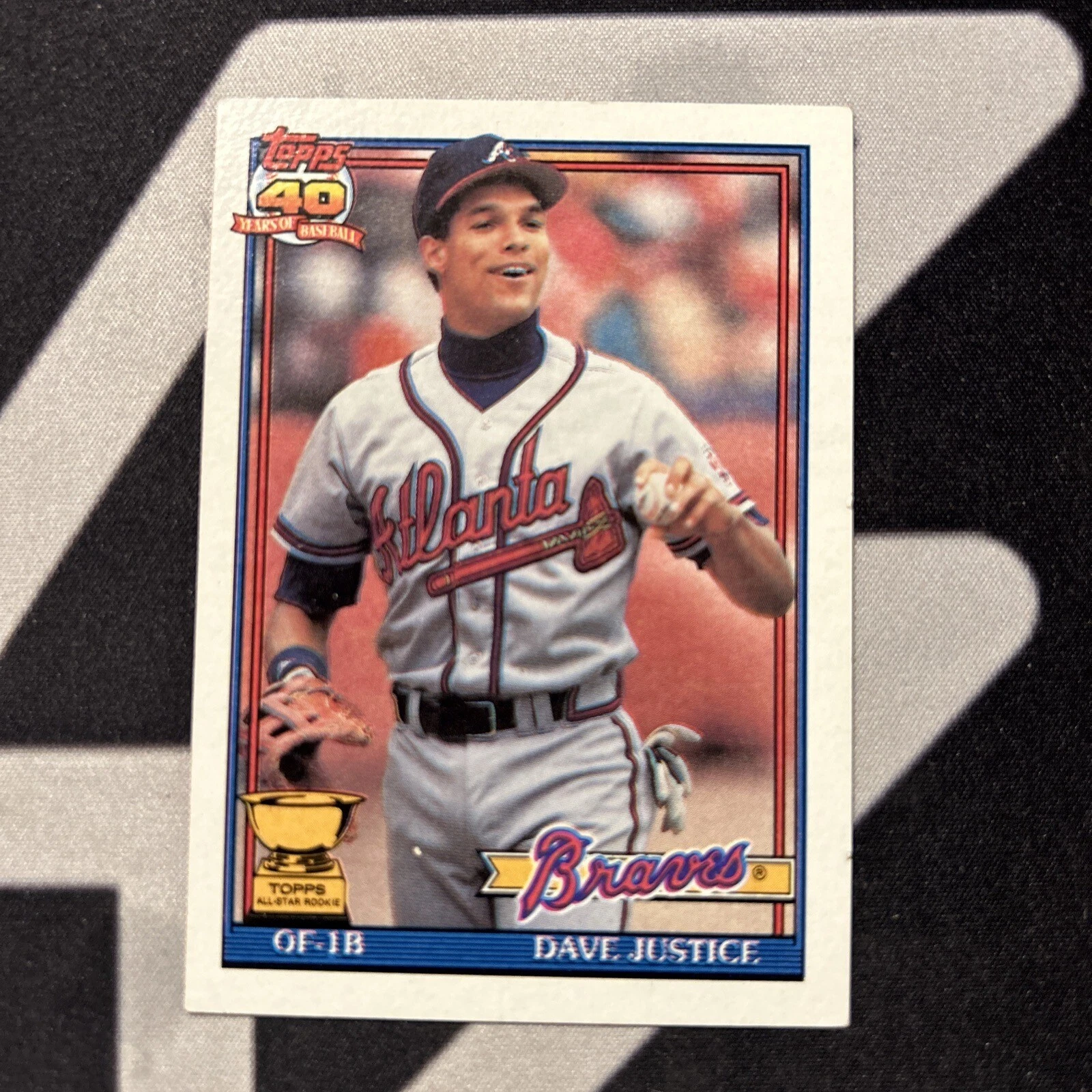 Dave Justice trading card