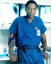 ISAIAH WASHINGTON SIGNED 8X10 PHOTO AUTHENTIC AUTOGRAPH GREYS ANATOMY THE 100 B