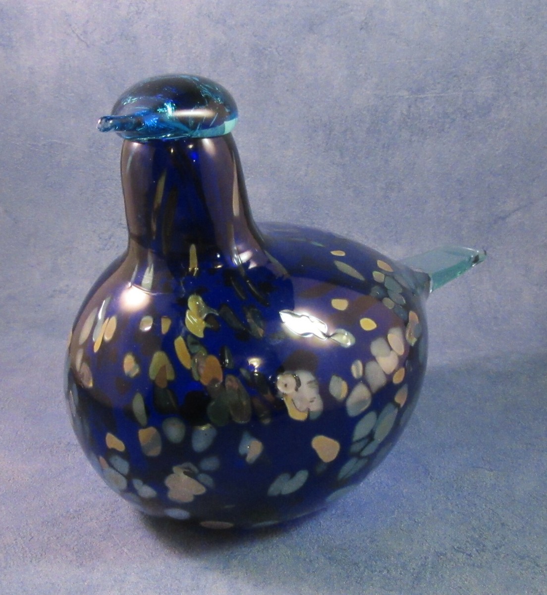 Iittala OIVA TOIKKA Art Glass Bird Sinikki, New In Box | eBay