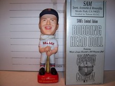 RARE 1994 SAM 500 HOME RUN CLUB TED WILLIAMS BOBBLEHEAD RED SOX #875 MINT !