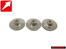 3x Genuine VW Hex Nut With Rubber Washer - N 90574801