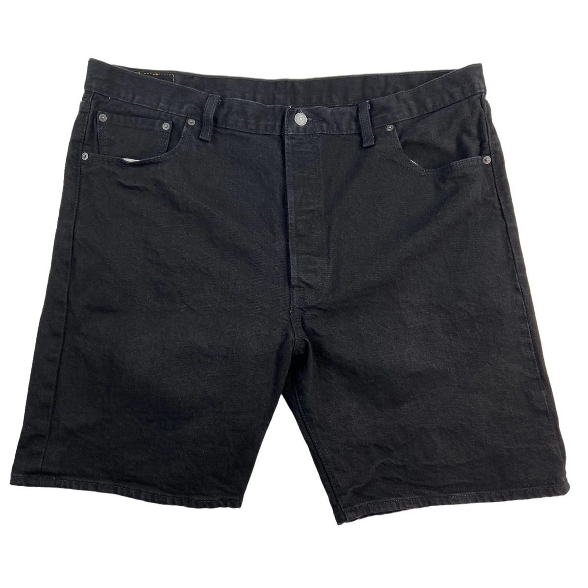 Levis black best sale jean shorts
