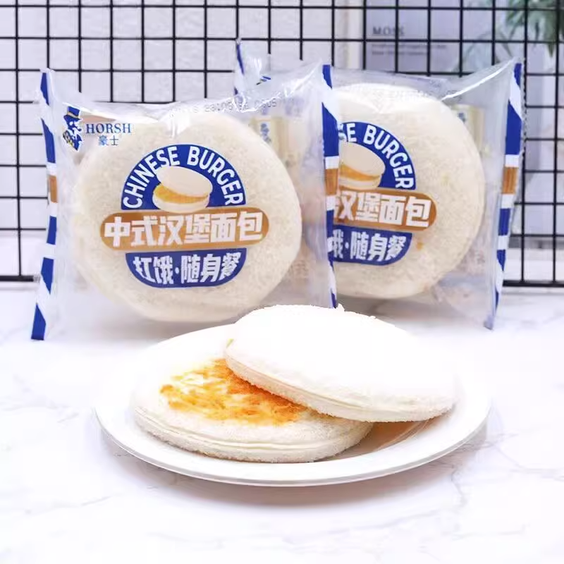 Horsh Chinese Burger 420g Bread 豪士中式汉堡面包零食 eBay